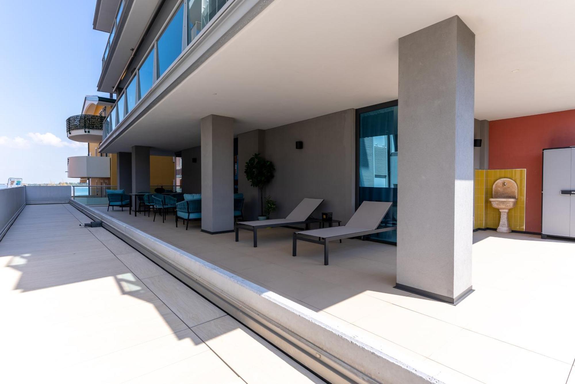Aparthotel Zefiro Com Design, Large Terrace, Bike, Near Beach And Thermal غرادو المظهر الخارجي الصورة